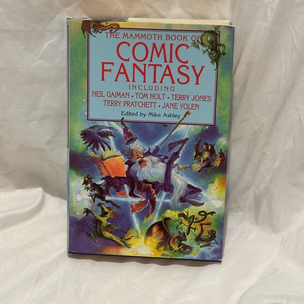 The Mammoth Book of Comic Fantasy First Edition 1998 HC Edited by Mike Ashley